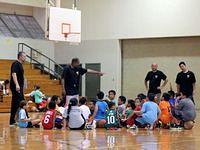 Players at an MCAA clinic